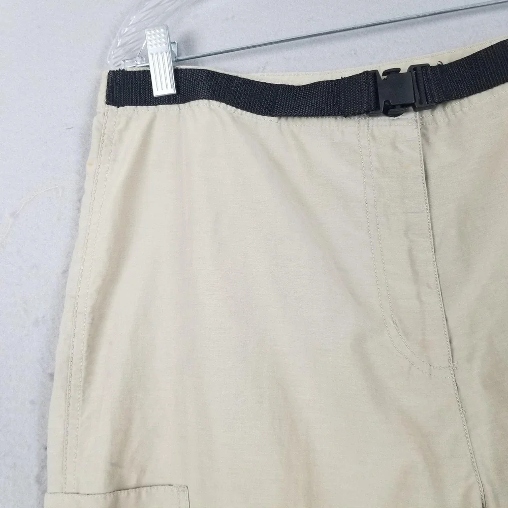 Pellini Pants Boys 15/16 Beige Cargo Elastic Waist Nylon Blend Outdoor